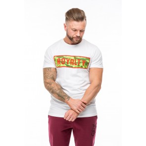 Distinction T-Shirt - White with Red Print