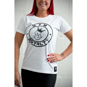Ladies Loud and Proud T-Shirt - White with Black Print